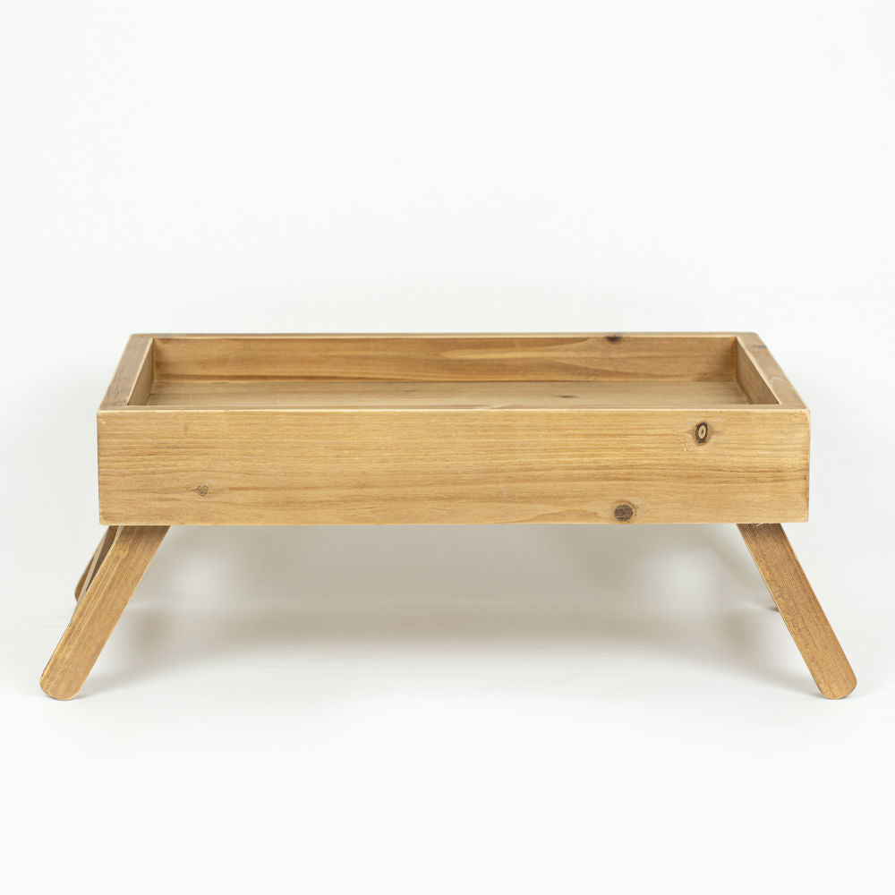 20" Wood Tray Table — Natural