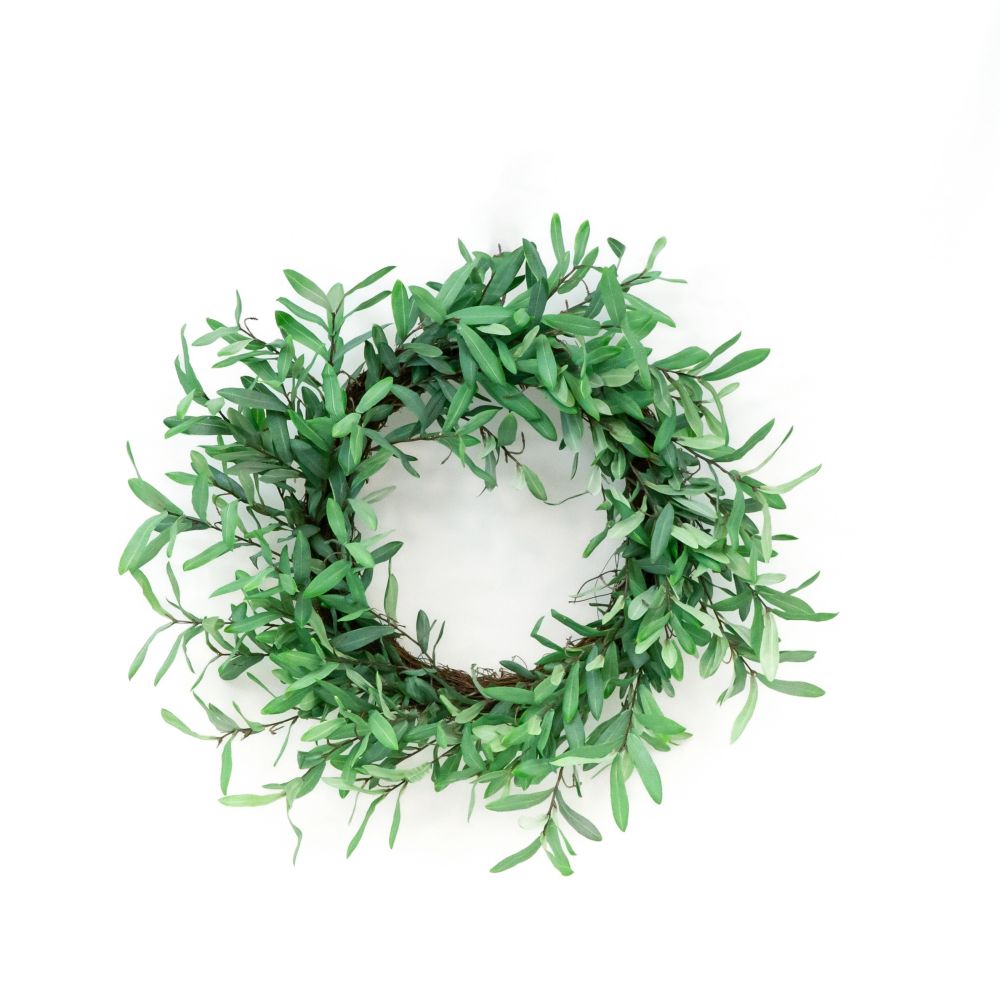 30" Olive Wreath — Green | Ollie Olive Collection