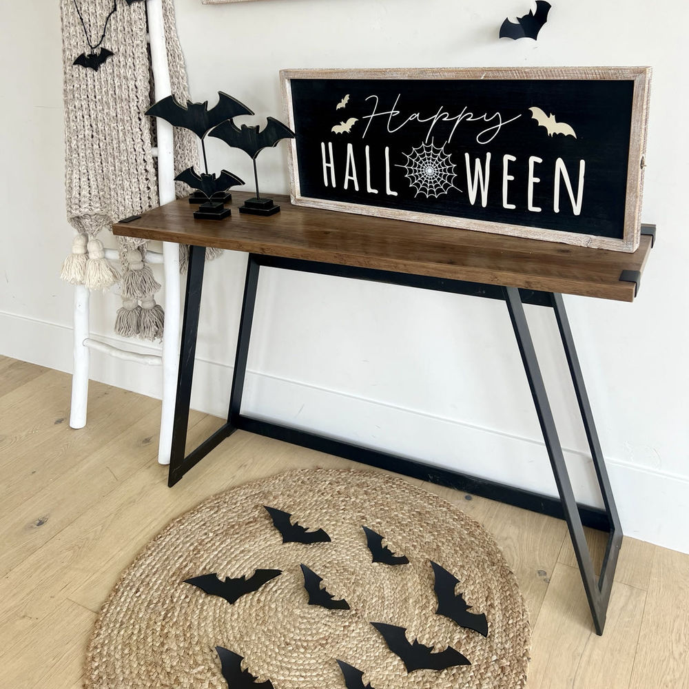 Black Paper Bats - 16 Piece Set