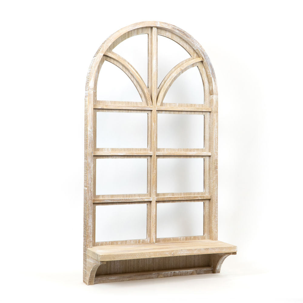 Wood Frame with Shelf — Window | Natural