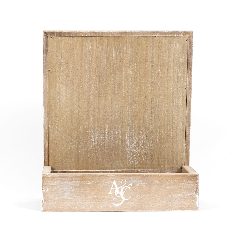 Magnet Display Shelf & Storage Case — Natural & White
