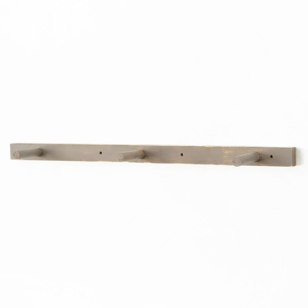 35" Wood Floating Shelf — Brown
