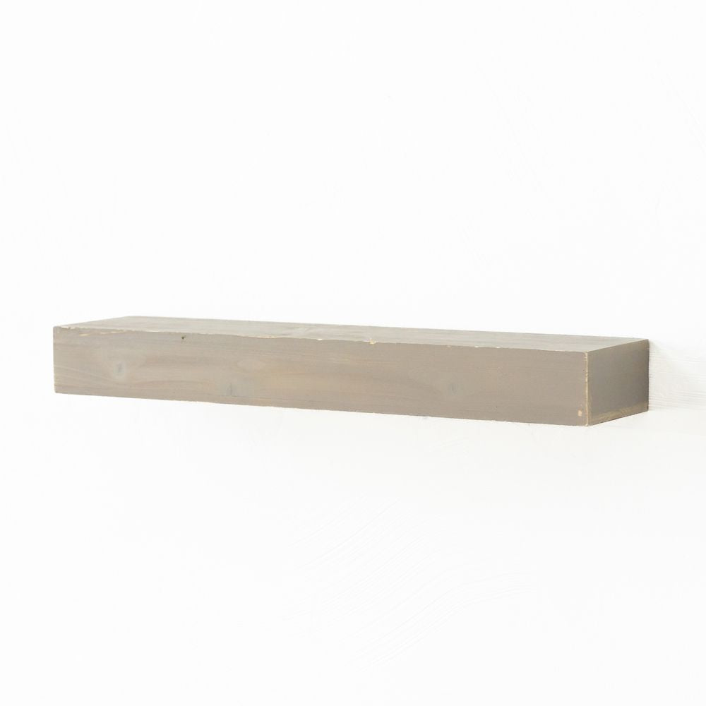 24" Wood Floating Shelf — Brown
