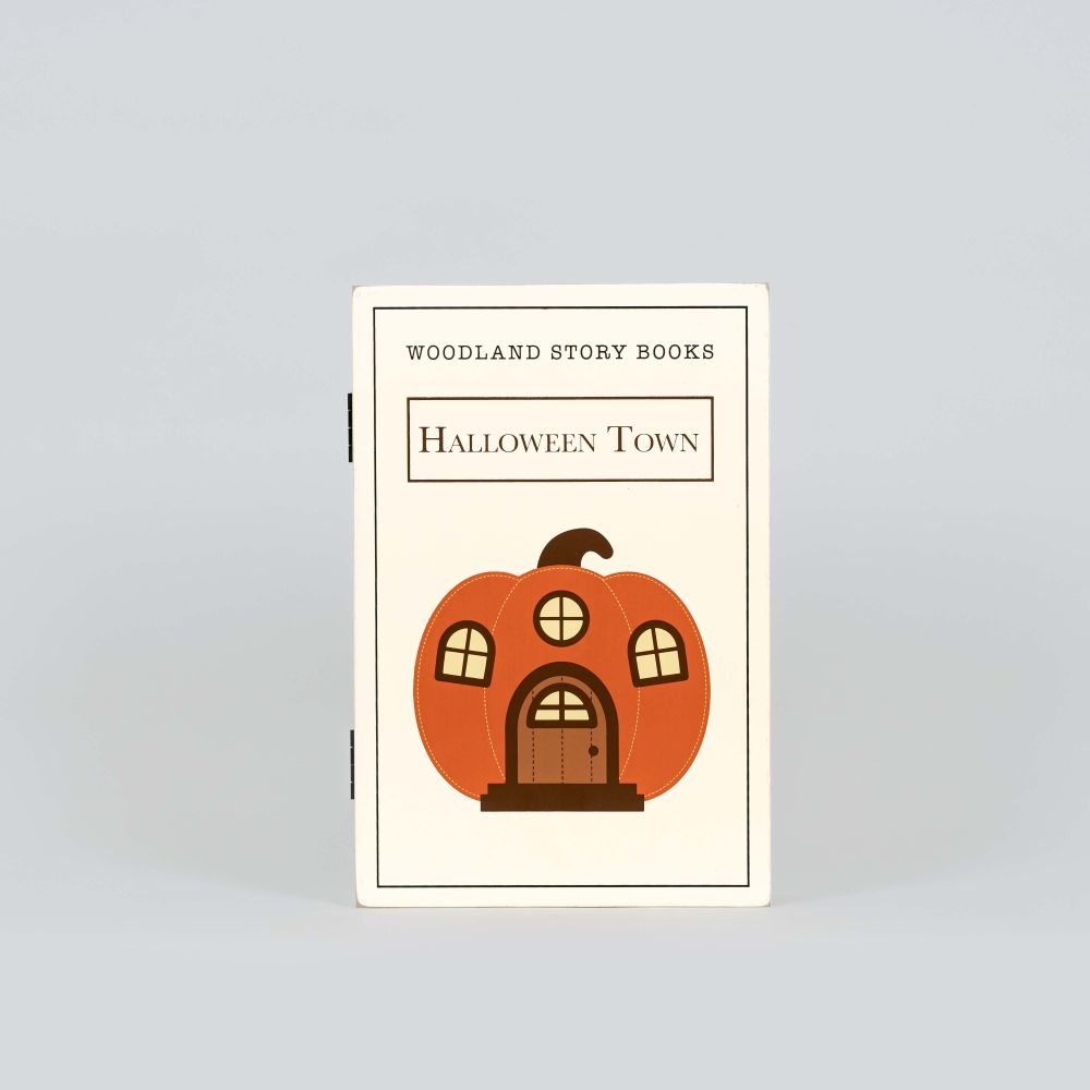 Wood Storybook Set — Halloween Town | Woodland Story Books Collection