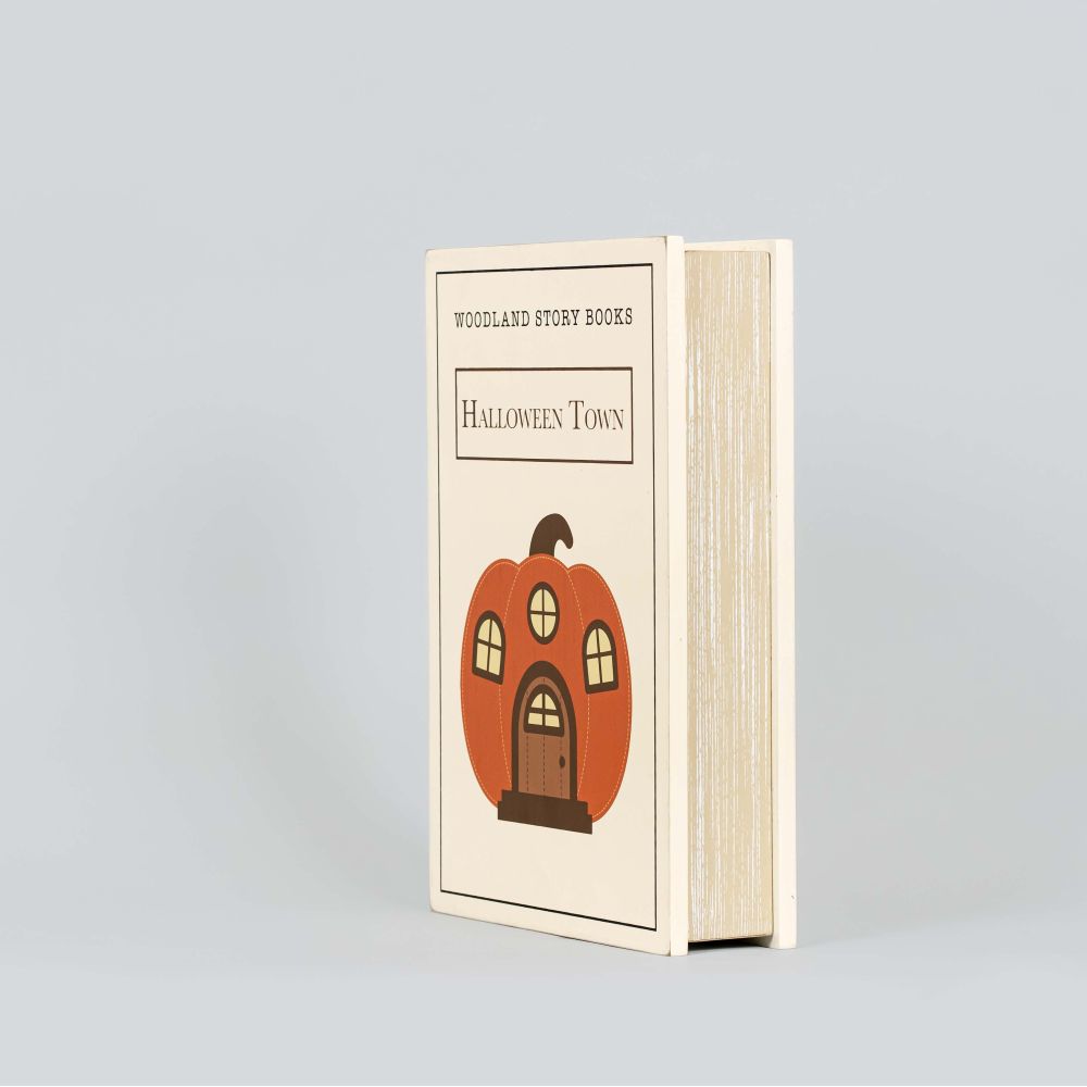 Wood Storybook Set — Halloween Town | Woodland Story Books Collection