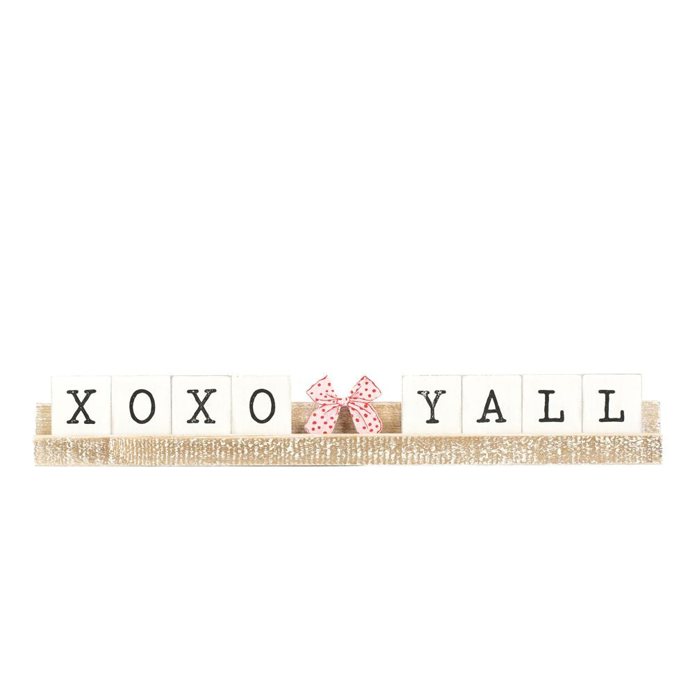 16x2x1 wood ledgie kit (XOXO) multi