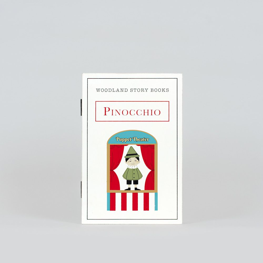 Wood Storybook Set — Pinocchio | Woodland Story Books Collection (Set of 7)