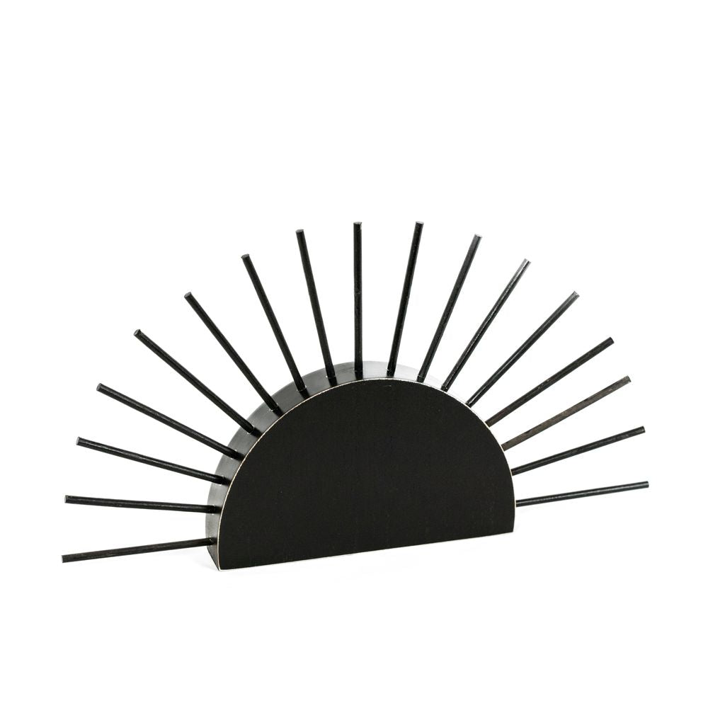 12" Chunky Wood Shape — Sun | Black | Neutral Mod Collection
