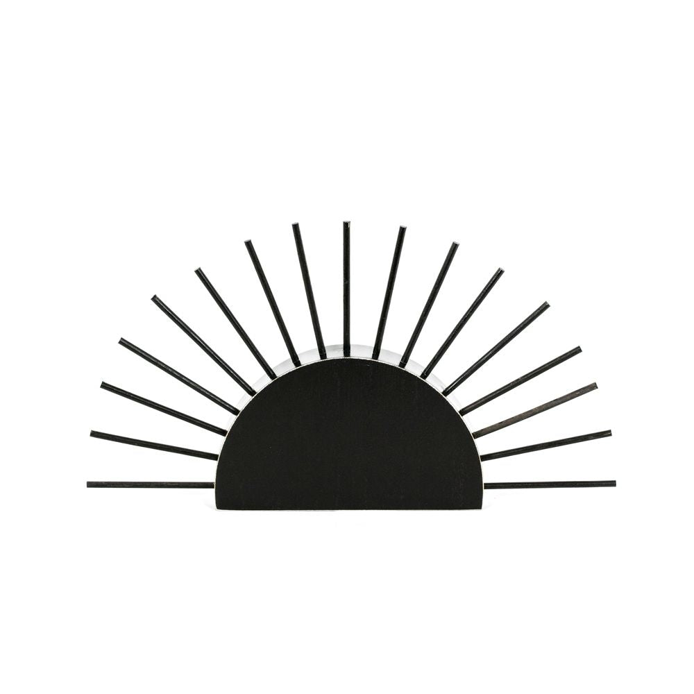 12" Chunky Wood Shape — Sun | Black | Neutral Mod Collection