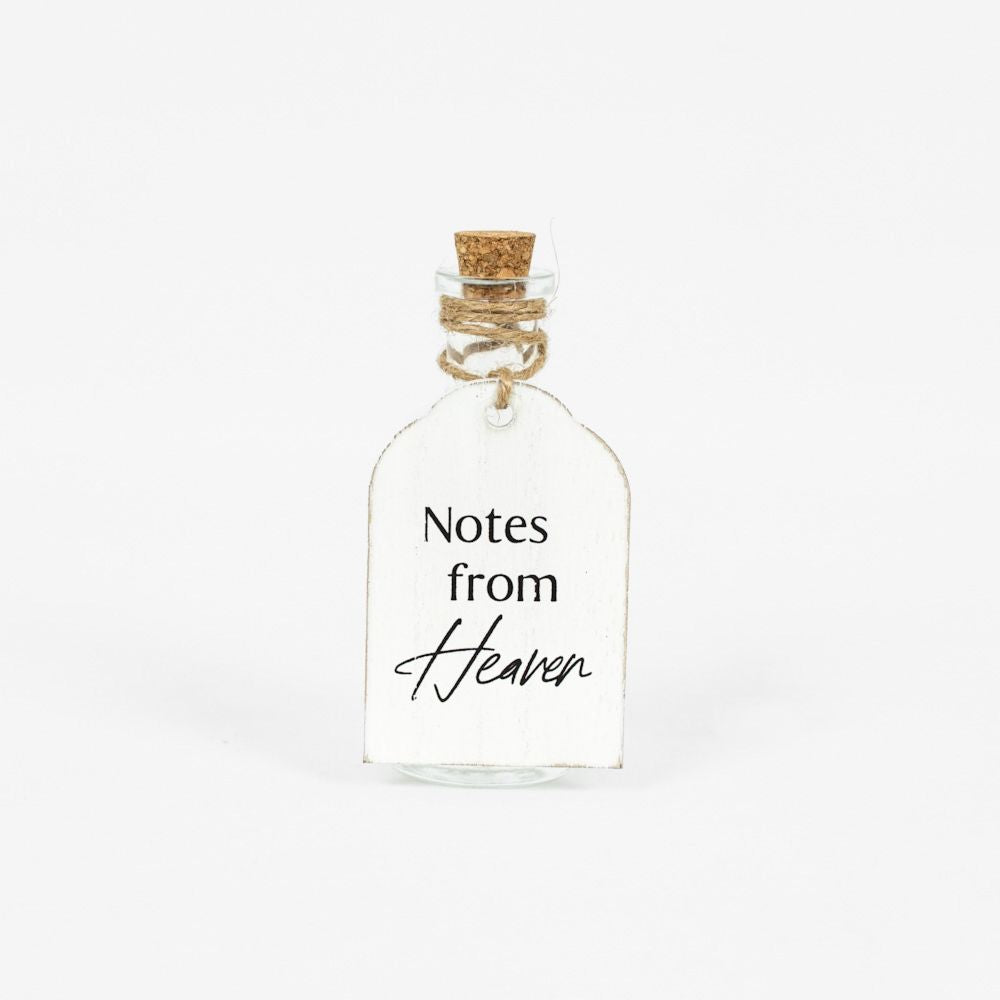 2x4x1.5 wood tag/container (NOTES) wh/bk